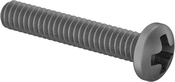Mil. Spec. Çelik Silindir Başlı Phillips Vidalar, 2-56 Diş Boyutu, 1/2" Uzunluk