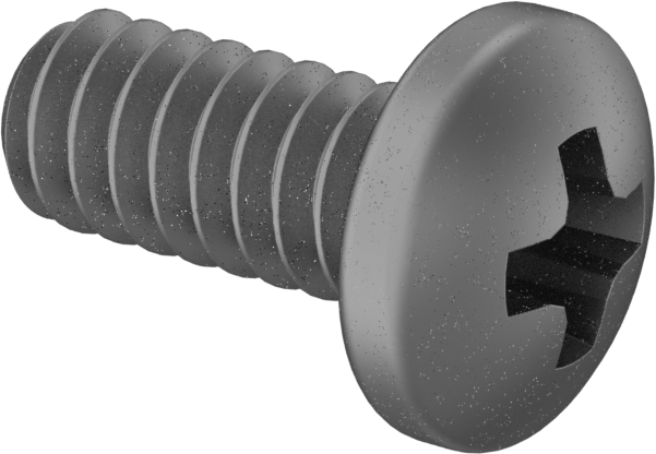 Mil. Spec. Çelik Silindir Başlı Phillips Vidalar, 4-40 Diş Boyutu, 1/4" Uzunluk
