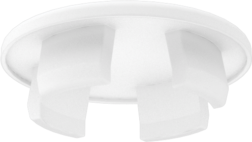 Naylon Plastik Geçmeli Panel Tapaları, 22 mm iç çap için, Krem