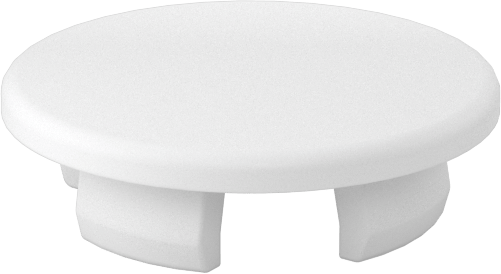 Naylon Plastik Geçmeli Panel Tapaları, 22 mm iç çap için, Krem