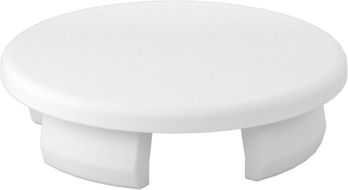 Naylon Plastik Geçmeli Panel Tapaları, 26 mm iç çap için, Krem