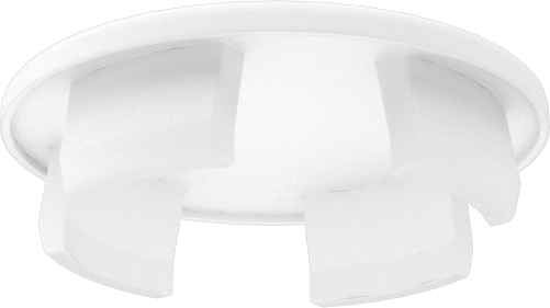 Naylon Plastik Geçmeli Panel Tapaları, 26 mm iç çap için, Krem