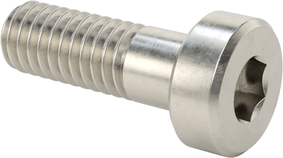 18-8 Paslanmaz Çelik Düşük Profilli Soket Başlı Vida, Pilot Girintili Altıgen, M4 x 0,7 mm Diş, 12 mm Uzunluk