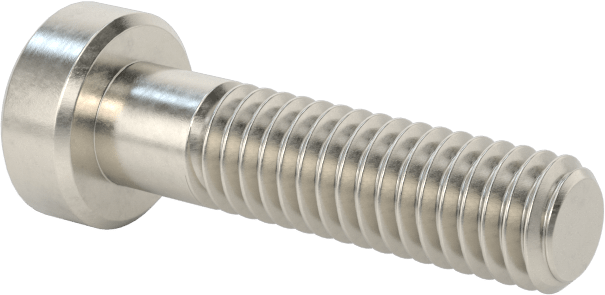 18-8 Paslanmaz Çelik Düşük Profilli Soket Başlı Vida, Pilot Girintili Altıgen, M4 x 0,7 mm Diş, 16 mm Uzunluk