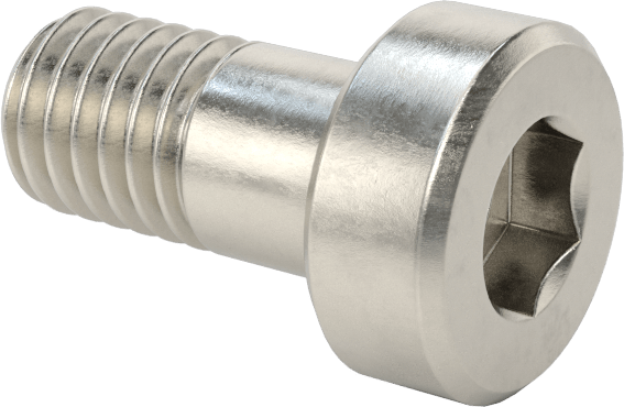 18-8 Paslanmaz Çelik Düşük Profilli Soket Başlı Vida, Pilot Girintili Altıgen, M5 x 0,8 mm Diş, 10 mm Uzunluk