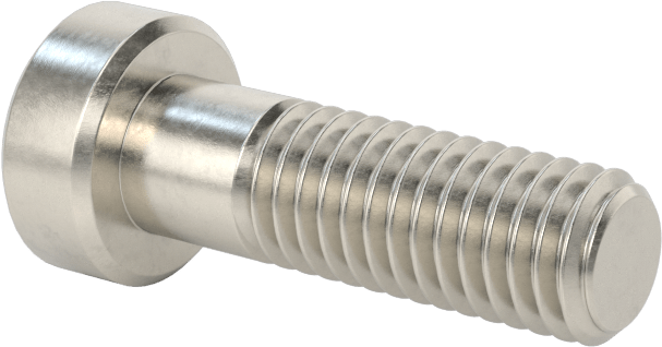 18-8 Paslanmaz Çelik Düşük Profilli Soket Başlı Vida, Pilot Girintili Altıgen, M5 x 0,8 mm Diş, 16 mm Uzunluk