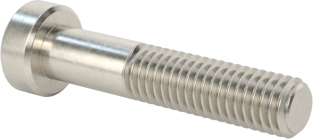 18-8 Paslanmaz Çelik Düşük Profilli Soket Başlı Vida, Pilot Girintili Altıgen, M5 x 0,8 mm Diş, 25 mm Uzunluk