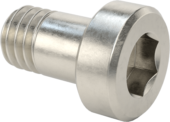 18-8 Paslanmaz Çelik Düşük Profilli Soket Başlı Vida, Pilot Girintili Altıgen, M6 x 1 mm Diş, 10 mm Uzunluk