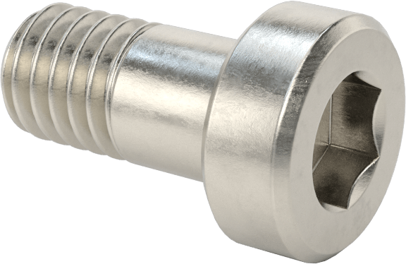 18-8 Paslanmaz Çelik Düşük Profilli Soket Başlı Vida, Pilot Girintili Altıgen, M6 x 1 mm Diş, 12 mm Uzunluk