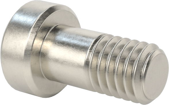 18-8 Paslanmaz Çelik Düşük Profilli Soket Başlı Vida, Pilot Girintili Altıgen, M6 x 1 mm Diş, 12 mm Uzunluk