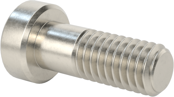 18-8 Paslanmaz Çelik Düşük Profilli Soket Başlı Vida, Pilot Girintili Altıgen, M6 x 1 mm Diş, 16 mm Uzunluk