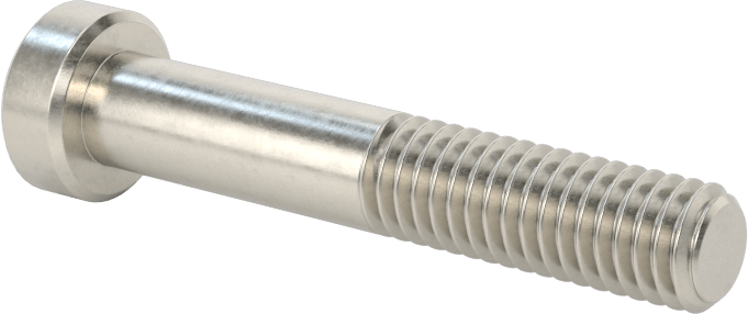 18-8 Paslanmaz Çelik Düşük Profilli Soket Başlı Vida, Pilot Girintili Altıgen, M6 x 1 mm Diş, 35 mm Uzunluk