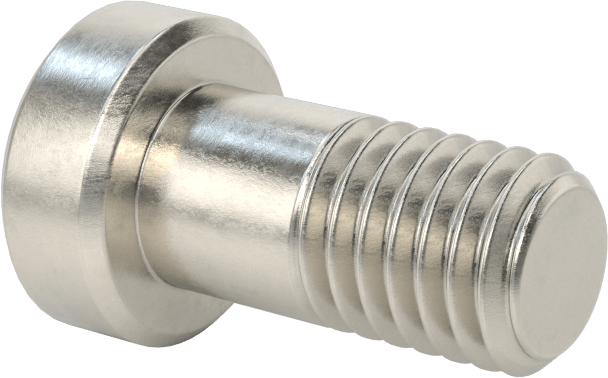 18-8 Paslanmaz Çelik Düşük Profilli Soket Başlı Vida, Pilot Girintili Altıgen, M8 x 1,25 mm Diş, 16 mm Uzunluk