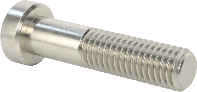 18-8 Paslanmaz Çelik Düşük Profilli Soket Başlı Vida, Pilot Girintili Altıgen, M8 x 1,25 mm Diş, 35 mm Uzunluk