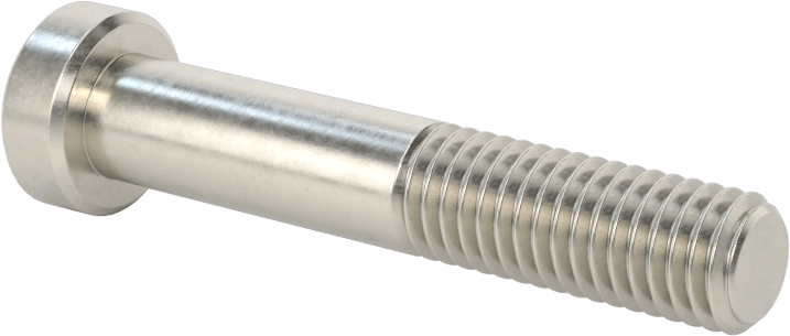 18-8 Paslanmaz Çelik Düşük Profilli Soket Başlı Vida, Pilot Girintili Altıgen, M8 x 1,25 mm Diş, 45 mm Uzunluk