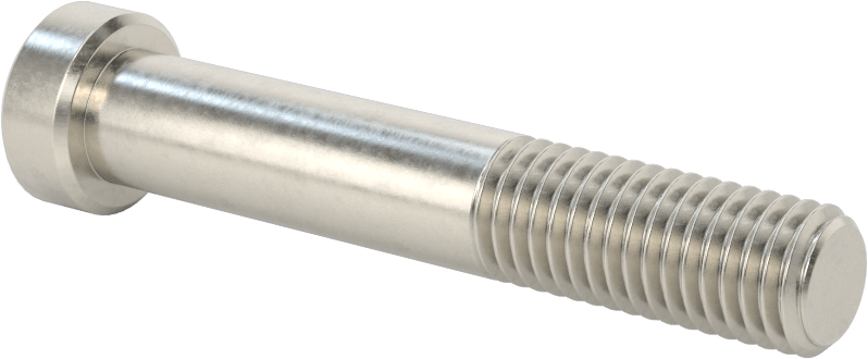 18-8 Paslanmaz Çelik Düşük Profilli Soket Başlı Vida, Pilot Girintili Altıgen, M12 x 1,75 mm Diş, 70 mm Uzunluk
