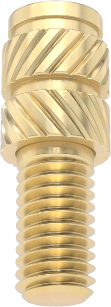 Plastik için Dişli Isıyla Sabitlenir Erkek Ek Parça, M5 x 0,80 mm Diş Boyutu
