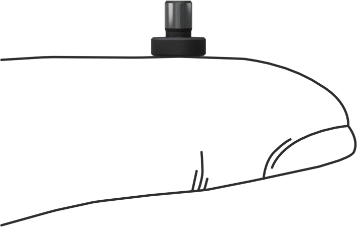 Başlıklı Presle Takılan Matkap Burcu, 0.7 mm ID, 3 mm OD, 4 mm Uzunluk
