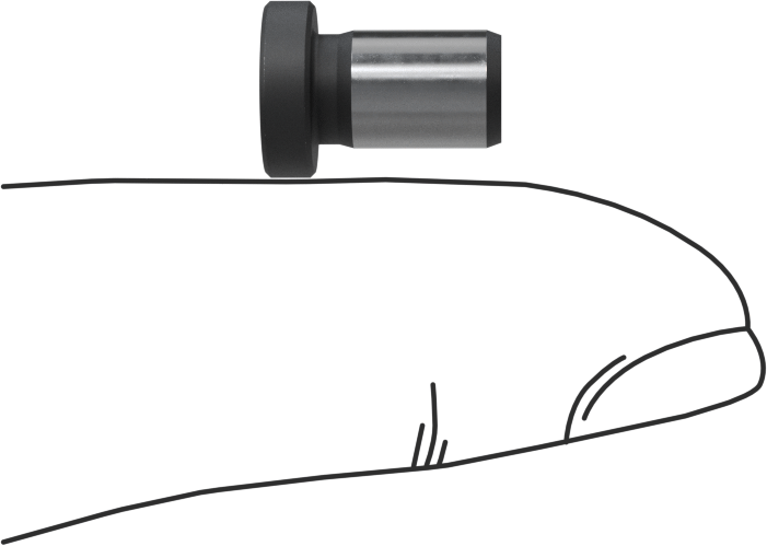 Başlıklı Presle Takılan Matkap Burcu, 2.8 mm ID, 6 mm OD, 9,5 mm Uzunluk