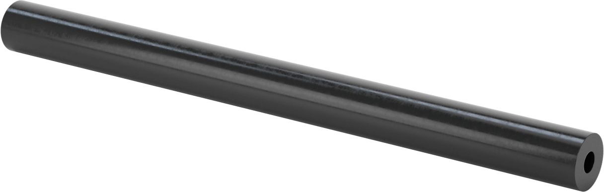 Aşınmaya Dayanıklı Poliüretan Kauçuk Yuvarlak Boru, 12-1/2" Uzunluk, 1" OD