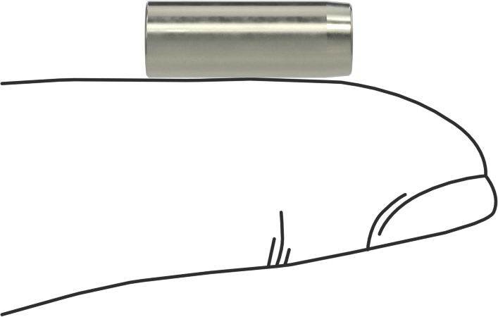 Metrik Presle Takılan Matkap Burcu, 2.8 mm ID, 6 mm OD, 16 mm Uzunluk, Bir Uçta Pah