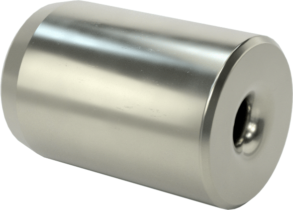 Metrik Presle Takılan Matkap Burcu, Bir Ucunda Pahlı, 0.950 mm ID, 4 mm OD, 6 mm Uzunluk