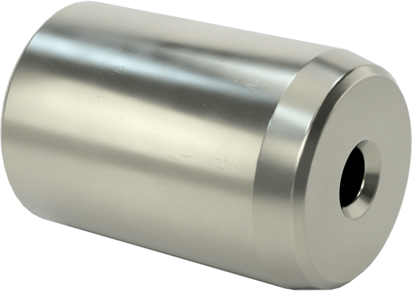 Metrik Presle Takılan Matkap Burcu, Bir Ucunda Pahlı, 0.950 mm ID, 4 mm OD, 6 mm Uzunluk