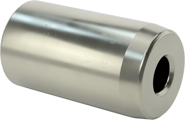 Metrik Presle Takılan Matkap Burcu, Bir Ucunda Pahlı, 1.850 mm ID, 5 mm OD, 9 mm Uzunluk