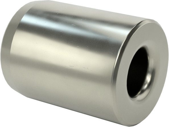 Metrik Presle Takılan Matkap Burcu, Bir Ucunda Pahlı, 2.600 mm ID, 6 mm OD, 8 mm Uzunluk