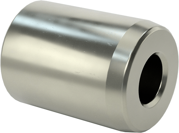 Metrik Presle Takılan Matkap Burcu, Bir Ucunda Pahlı, 2.600 mm ID, 6 mm OD, 8 mm Uzunluk