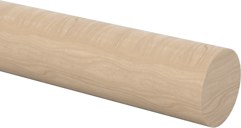 Akçaağaç Çubuk, 48 inç Uzunluk, 5/8" Çap