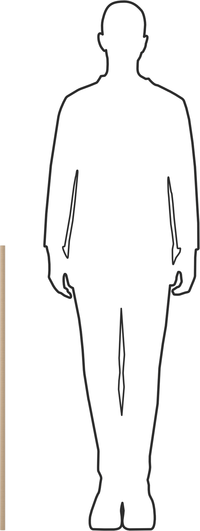 Akçaağaç Çubuk, 36" Uzunluk, 5/8" Çap