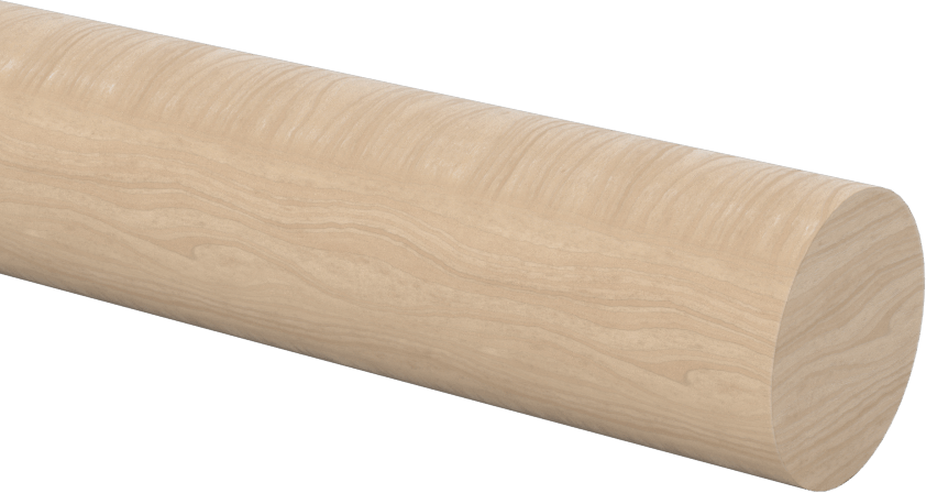 Akçaağaç Çubuk, 36" Uzunluk, 7/8" Çap
