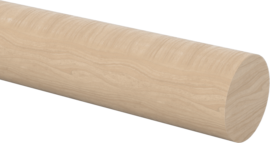 Akçaağaç Çubuk, 36" Uzunluk, 1-1/4" Çap