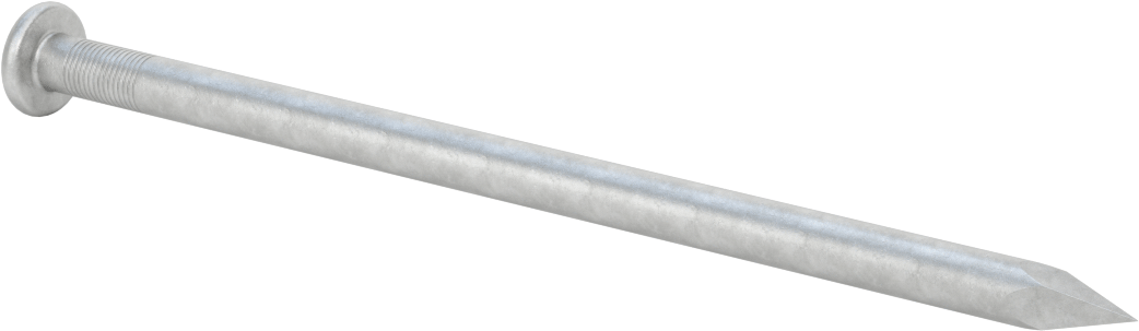 Ağır Hizmet Tipi Çiviler, Galvanizli Çelik, 10" Uzunluk