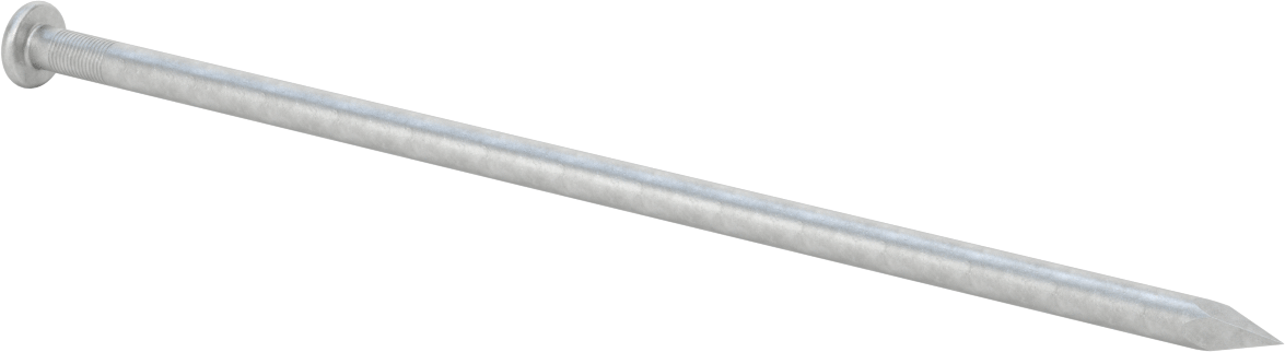 Ağır Hizmet Tipi Çiviler, Galvanizli Çelik, 8" Uzunluk