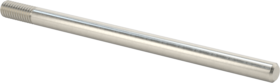 18-8 Paslanmaz Çelik Tek Uçlu Dişli Saplama, 5/16"-18 Diş Boyutu, 5-1/2" Uzunluk
