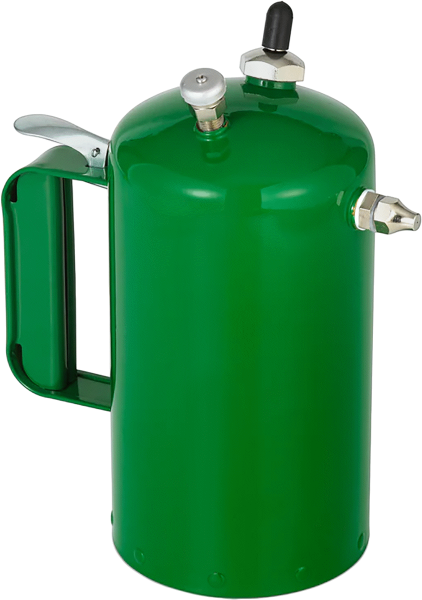 Küçük Kapasiteli Pnömatik Püskürtücü, Yağlar ve Çözücülerle Kullanım için, 32 FL oz Kapasite, Yeşil
