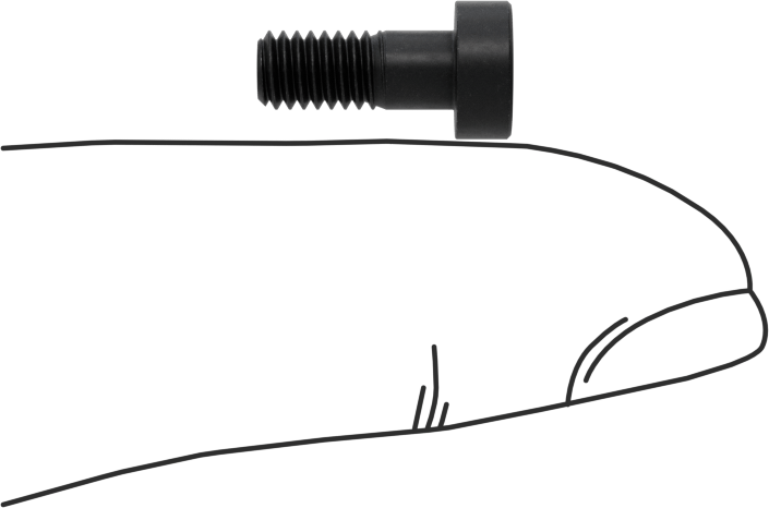 Alaşımlı Çelik Düşük Profilli Soket Başlı Vida, Girintili Altıgen, Siyah Oksit 8.8 Çelik, M4 x 0.7mm, 10 mm Uzunluk