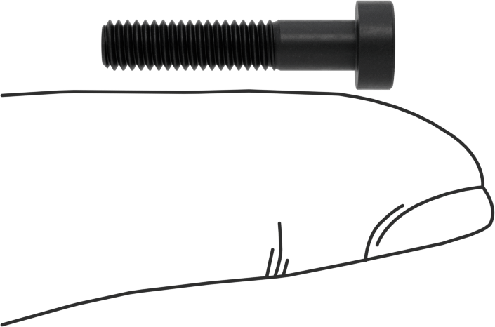 Alaşımlı Çelik Düşük Profilli Soket Başlı Vida, Girintili Altıgen, Siyah Oksit 8.8 Çelik, M4 x 0.7mm, 20 mm Uzunluk