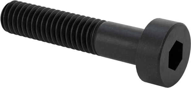 Alaşımlı Çelik Düşük Profilli Soket Başlı Vida, Girintili Altıgen, Siyah Oksit 8.8 Çelik, M4 x 0.7mm, 20 mm Uzunluk