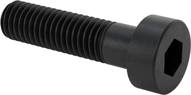 Alaşımlı Çelik Düşük Profilli Soket Başlı Vida, Girintili Altıgen, Siyah Oksit 8.8 Çelik, M5 x 0.8mm, 20 mm Uzunluk