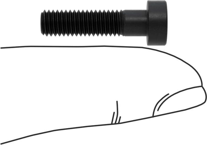 Alaşımlı Çelik Düşük Profilli Soket Başlı Vida, Girintili Altıgen, Siyah Oksit 8.8 Çelik, M5 x 0.8mm, 20 mm Uzunluk