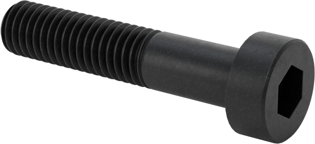Alaşımlı Çelik Düşük Profilli Soket Başlı Vida, Girintili Altıgen, Siyah Oksit 8.8 Çelik, M5 x 0.8mm, 25 mm Uzunluk