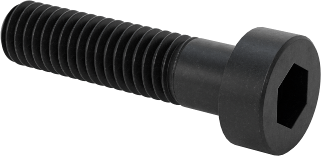 Alaşımlı Çelik Düşük Profilli Soket Başlı Vida, Girintili Altıgen, Siyah Oksit 8.8 Çelik, M6 x 1mm, 25 mm Uzunluk