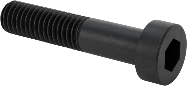 Alaşımlı Çelik Düşük Profilli Soket Başlı Vida, Girintili Altıgen, Siyah Oksit 8.8 Çelik, M6 x 1mm, 30 mm Uzunluk