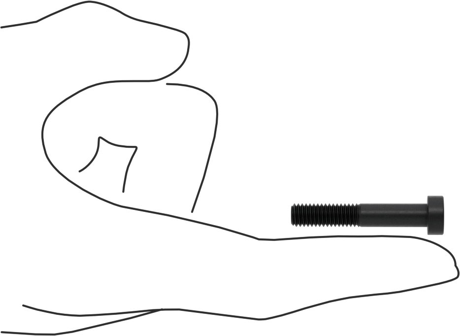 Alaşımlı Çelik Düşük Profilli Soket Başlı Vida, Girintili Altıgen, Siyah Oksit 8.8 Çelik, M6 x 1mm, 35 mm Uzunluk