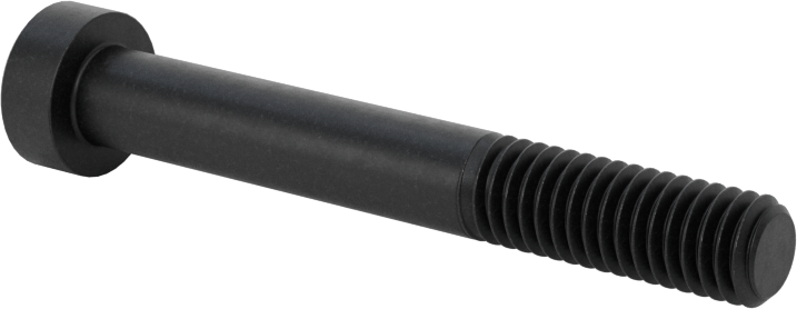 Alaşımlı Çelik Düşük Profilli Soket Başlı Vida, Girintili Altıgen, Siyah Oksit 8.8 Çelik, M6 x 1mm, 45 mm Uzunluk