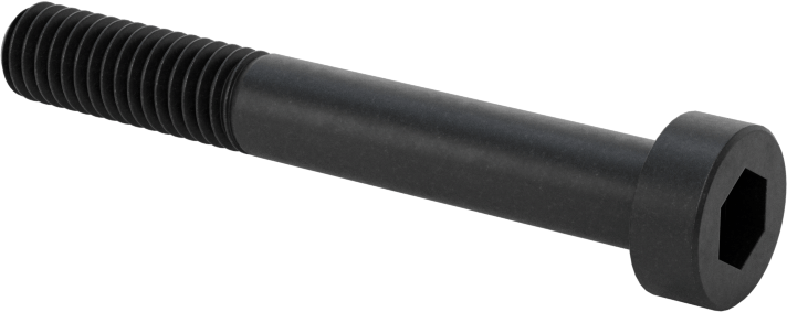 Alaşımlı Çelik Düşük Profilli Soket Başlı Vida, Girintili Altıgen, Siyah Oksit 8.8 Çelik, M6 x 1mm, 45 mm Uzunluk