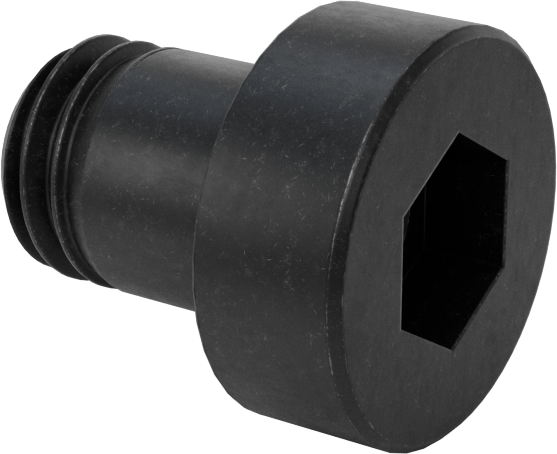 Alaşımlı Çelik Düşük Profilli Soket Başlı Vida, Girintili Altıgen, Siyah Oksit 8.8 Çelik, M8 x 1.25mm, 10 mm Uzunluk